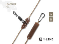 DELPHIN Montage Delphin THE END Leadcore HELI / 3St. 80cm