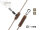 DELPHIN Montage Delphin THE END Leadcore HELI / 3St. 80cm