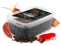 DELPHIN Pellet box Delphin Reaxe READY&GO Lachs-Krebs/400g+120ml booster+10mm waft
