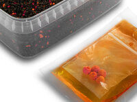 DELPHIN Pellet box Delphin Reaxe READY&GO Mango-Pfirsich/400g+120ml booster+10mm waft