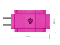 DELPHIN Abhakmatte mit Seitenwänden Delphin DUOMAT QUEEN WOW 90x40x10 cm