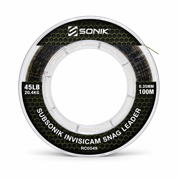 SONIK SUBSONIK INVISICAM SNAG LEADER 45LB 100M (0.55mm)