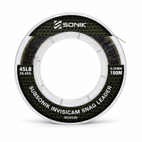 SONIK SUBSONIK INVISICAM SNAG LEADER 45LB 100M (0.55mm)