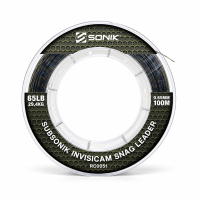 SONIK SUBSONIK INVISICAM SNAG LEADER 65LB 100M (0.65mm)