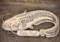Wandbild Wels Petri Heil 56cm