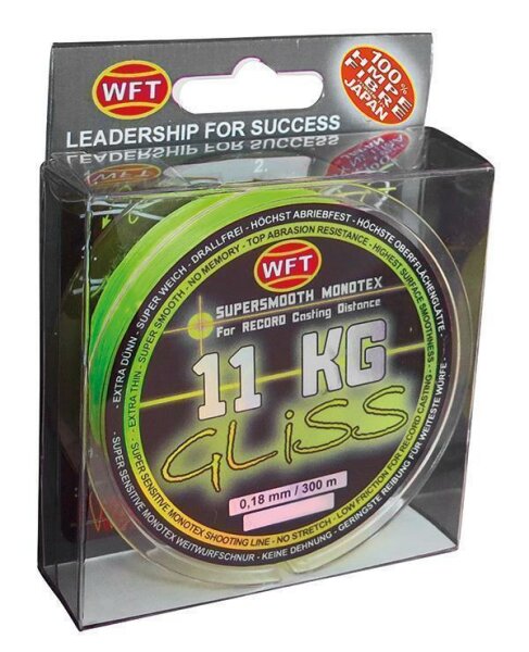 WFT GLISS chartreuse 300m 6KG 0,12 - , 25,78 €