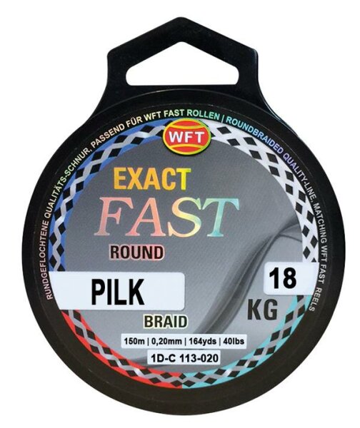 WFT Fast Pilk & Braid blue exact 150m 18kg 0,20