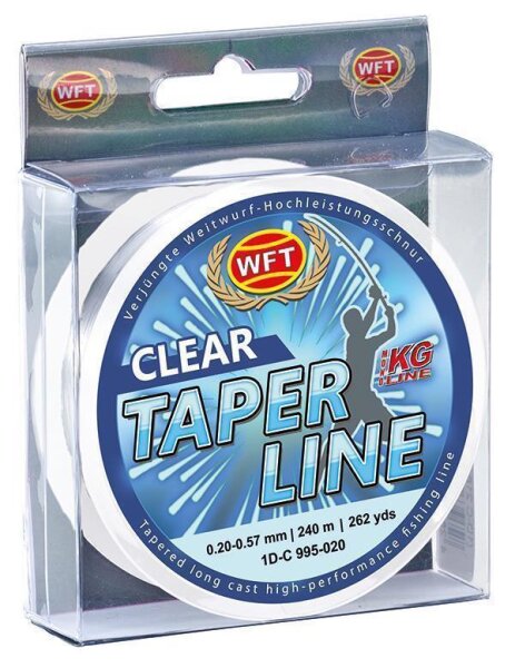 WFT Taper Line 0,20-0,57 clear 240m
