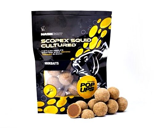Nash Scopex Squid Cultured Pop Ups 15mm