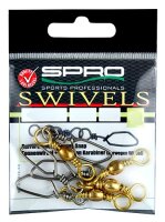 Spro Barrel Swivel+Norway Snap 12kg 12 Meereswirbel