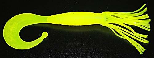 Pro Tack Octotwist Gr.S 12cm Chartreuse gesunde Gummis