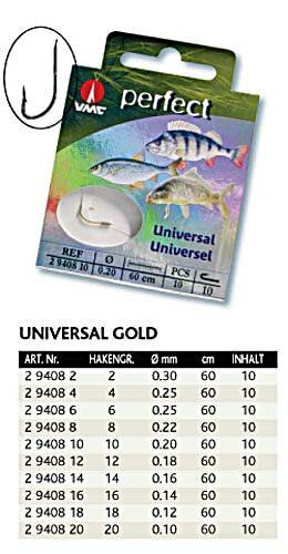 VMC Perfect Allroundhaken gold Gr.6