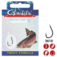 Gamakatsu Preda Booklet Trout 3610N 0,25mm Gr.2