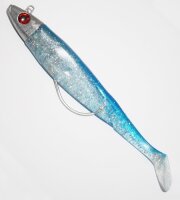 Delalande Swat Shad 15cm 50g silver blue back Gummifisch