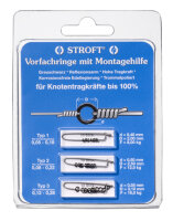 Stroft Vorfachringe 3-er Pack Typ1,2,3