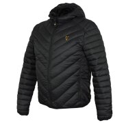 Fox Collection Quilted Jacket Black/Orange XXXL