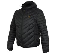 Fox Collection Quilted Jacket Black/Orange S