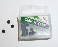CarpZoom Soft Beads Gummiperlen dunkelgr&uuml;n 4mm