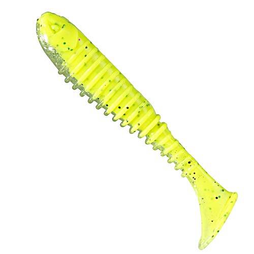 Berkley Flex-Rib Shad 2,5"/6,5cm Lime 1 Stück Gummifisch mit Rippen