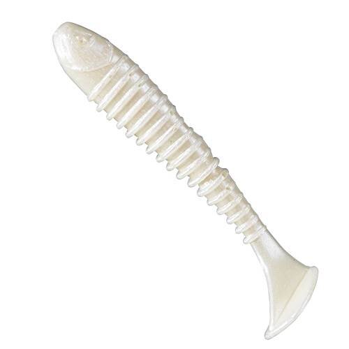 Berkley Flex-Rib Shad 2,5"/6,5cm Pearl 1 Stück Gummifisch mit Rippen