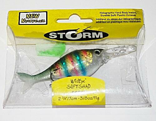 Storm Soft Shad SSD07RT 7cm Rainbow Trout 1 St&uuml;ck Wobbler