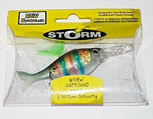 Storm Soft Shad SSD07RT 7cm Rainbow Trout 1 Stück Wobbler