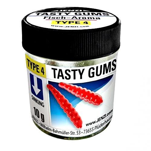 Jenzi Tasty Gumm Gummiköder Bienenmade rot