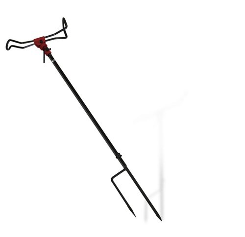 Magic Trout Rutenhalter, verstellbar rot/schwarz 1Stück, grau, 85cm :  : Sport & Freizeit