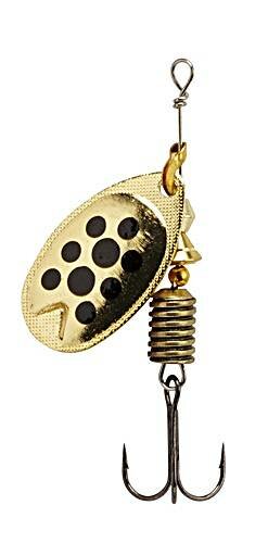 Abu Garcia Spinner Fast Attack 7g Gold/ Black Dots