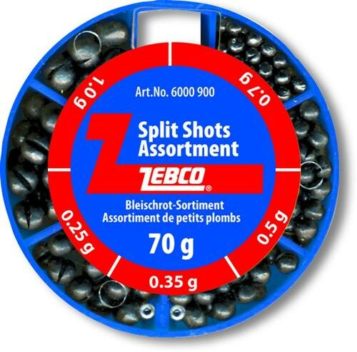 Zebco Bleischrot-Sortiment fein 70g