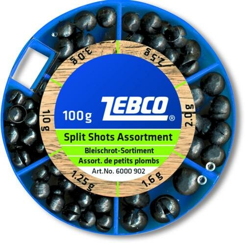 Zebco Bleischrot-Sortiment grob 100g