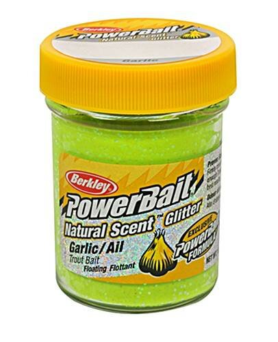 Berkley Power Bait Dough natural scent Garlic - chartreuse