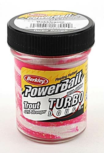 Berkley Power Bait Trout Bait Turbo Dough Bubblegum Forellen-Teig