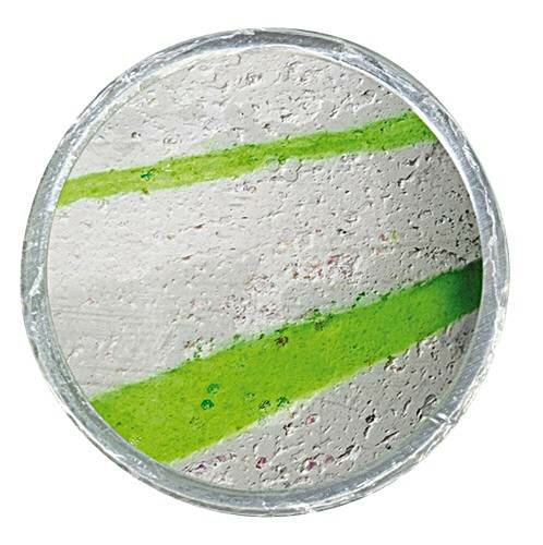 Berkley Power Bait Trout Bait Turbo Dough Glow Chartreuse/White Forellen-Teig 50g
