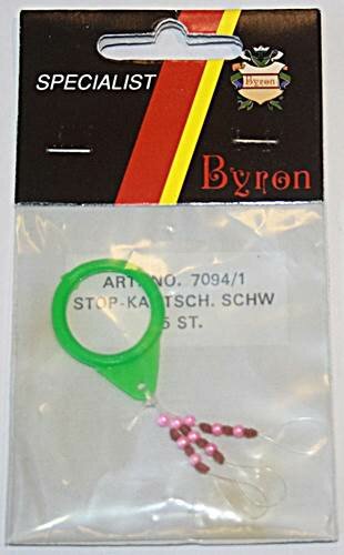 Byron Gummistopper mit Perle klein 9 Stück