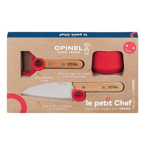Opinel Le petit Chef Kinder Kochmesser-Set 3-teilig