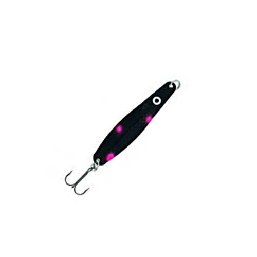 Dega Jumper Lars Hansen Meerforellenblinker 25g schwarz/pink gepunktet