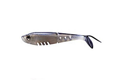 Delalande Buster Shad 13cm pearl blue black back Gummifisch