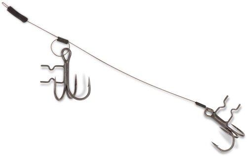 Quantum Q-Stinger camo steel Gr.2x1/0, 17cm, 28kg,61lbs 1Stück