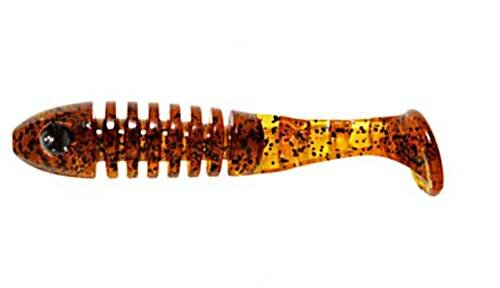 Delalande Skeleton 5,5cm pepper tea Gummifisch