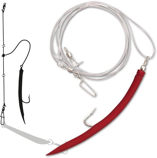 Zebco Z-Sea Dorsch Rig rot 40kg, Gr.6/0, 0,80mm, 100cm