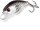 Magic Trout Hustle and Bustle River Wobbler 2,7cm 1,1g White Flash floating