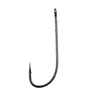 Gamakatsu Worm 36 Hooks black Gr.2/0 - Wurmhaken mit Öhr