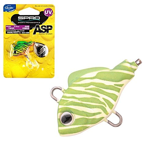 Spro ASP Jigging Spinner UV Firefly 28g