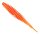 Magic Trout T-Worm I-Tail Knoblauch 1,5g 6,5cm neon orange