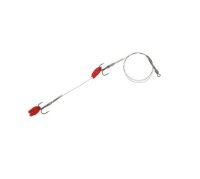 Quantum Titanium Wire Leader 2 Haken 50cm 5kg...