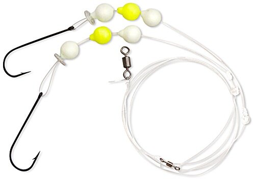 Zebco Flatty Whisbone Rig glow-yellow Gr.1