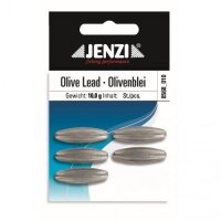 Jenzi Olivenblei 10g 6 Stück Inlinelead,...