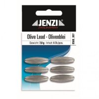 Jenzi Olivenblei 7g 6 Stück Inlinelead,...