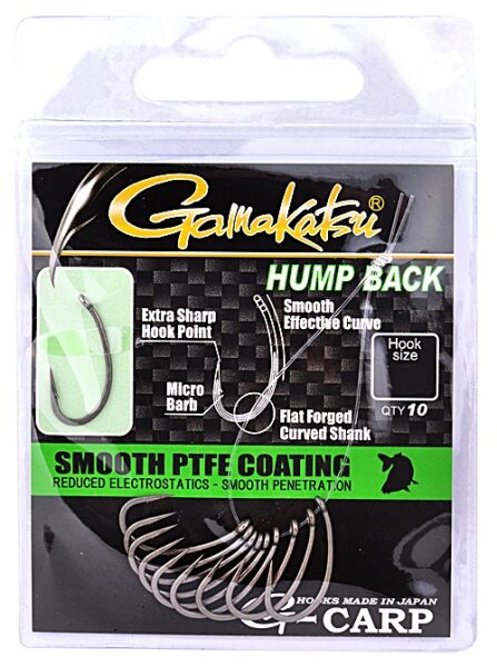 Gamakatsu G-Carp Hump Back Hook grey Gr.6
